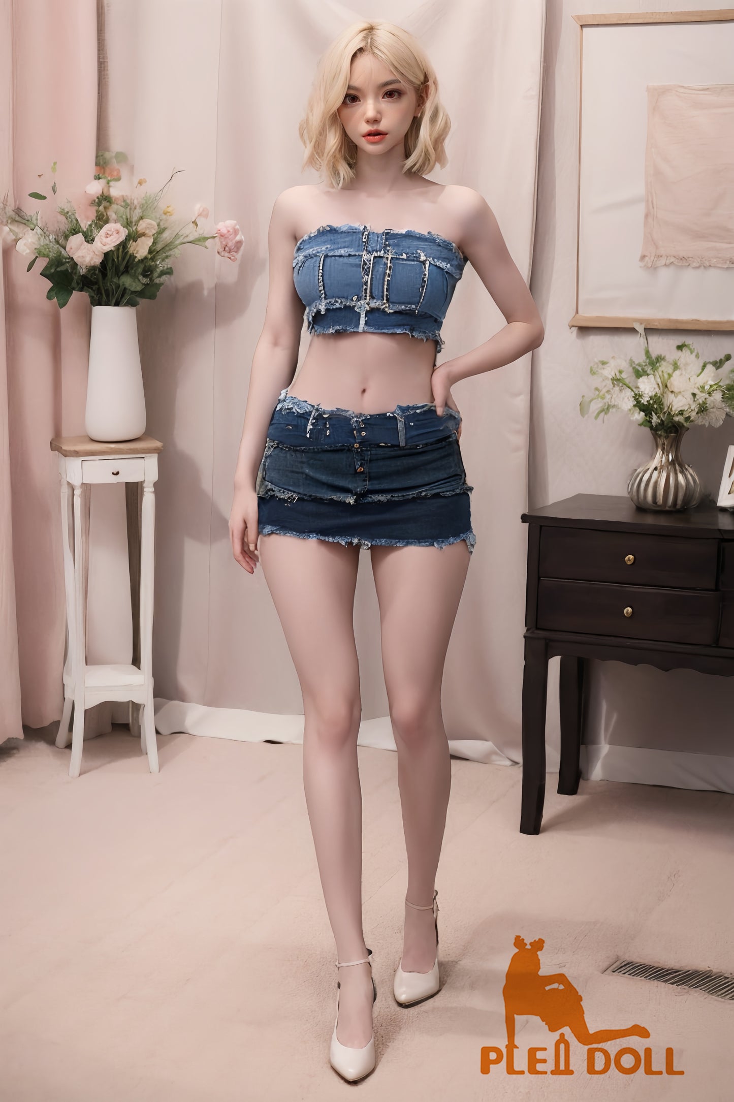 PLEI DOLL Silicone Sex Doll Body 161 cm E Cup Nadine