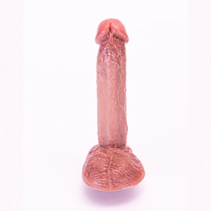 KwiHeiDo Real Dick Dildo for Ladies& Dildo for LGBT Clone from Real White Man with Heating, Viberating  Magnic Safe Rechargable Remote Control