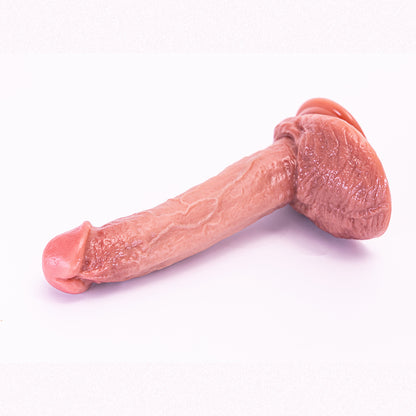 KwiHeiDo Real Dick Dildo for Ladies& Dildo for LGBT Clone from Real White Man with Heating, Viberating  Magnic Safe Rechargable Remote Control