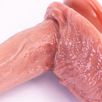 KwiHeiDo Real Dick Dildo for Ladies& Dildo for LGBT Clone from Real White Man with Heating, Viberating  Magnic Safe Rechargable Remote Control