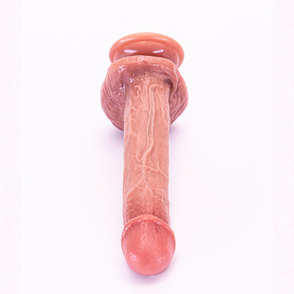 KwiHeiDo Real Dick Dildo for Ladies& Dildo for LGBT Clone from Real White Man with Heating, Viberating  Magnic Safe Rechargable Remote Control